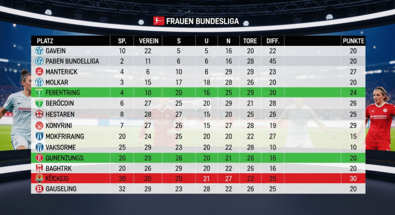 Frauen Bundesliga Tabelle
