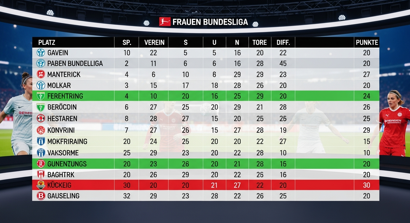 Frauen Bundesliga Tabelle